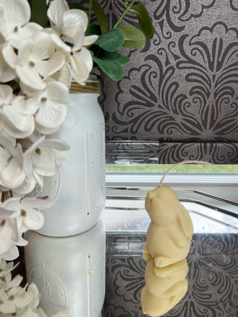 Yellow Bunny Candle - Pineapple Sage